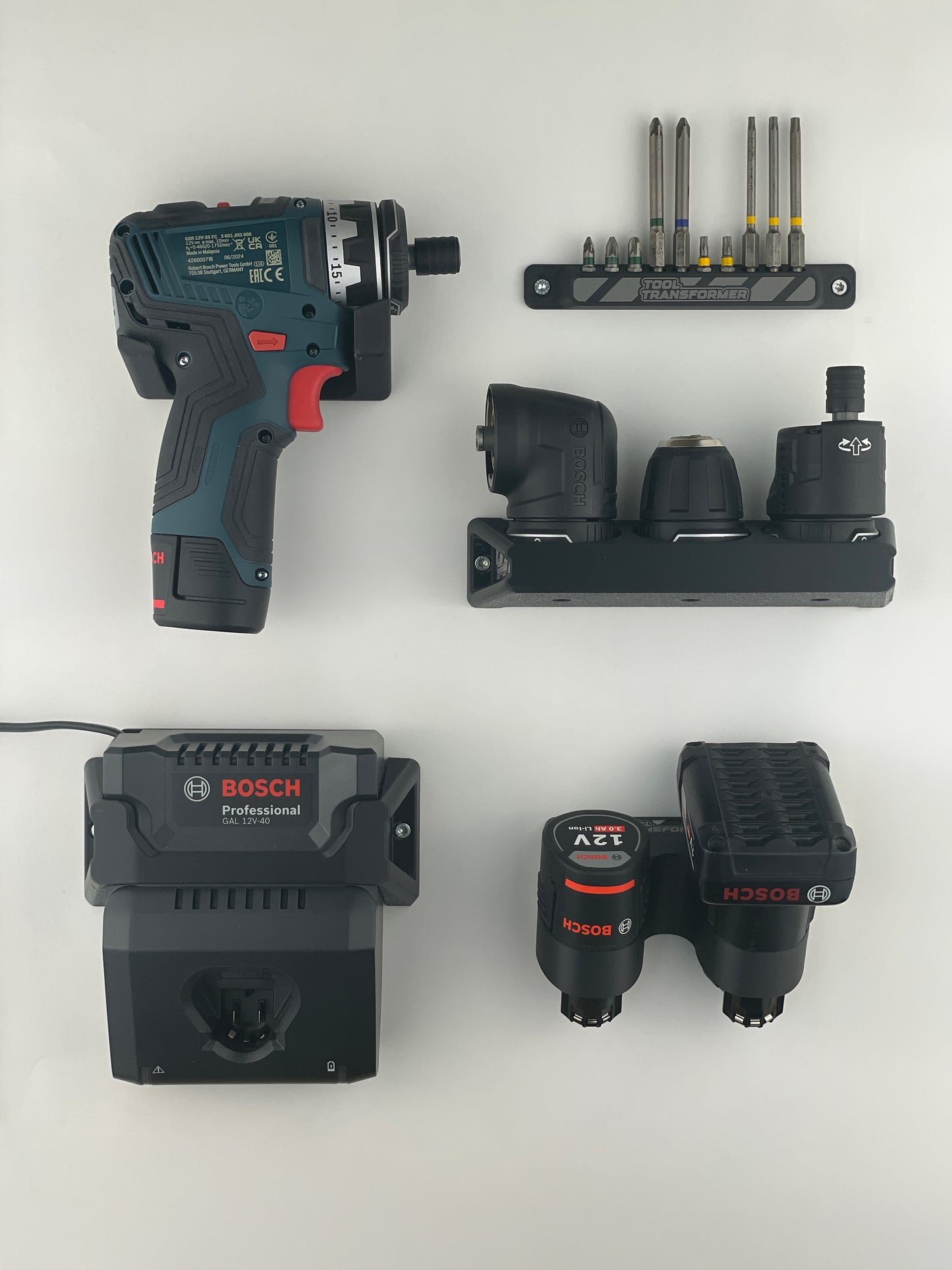 Bosch GSR 12V-35 FC FlexiClick Set Wandhalterung